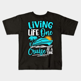 Cruise Trip Ship Summer Vacation Family Kids T-Shirt